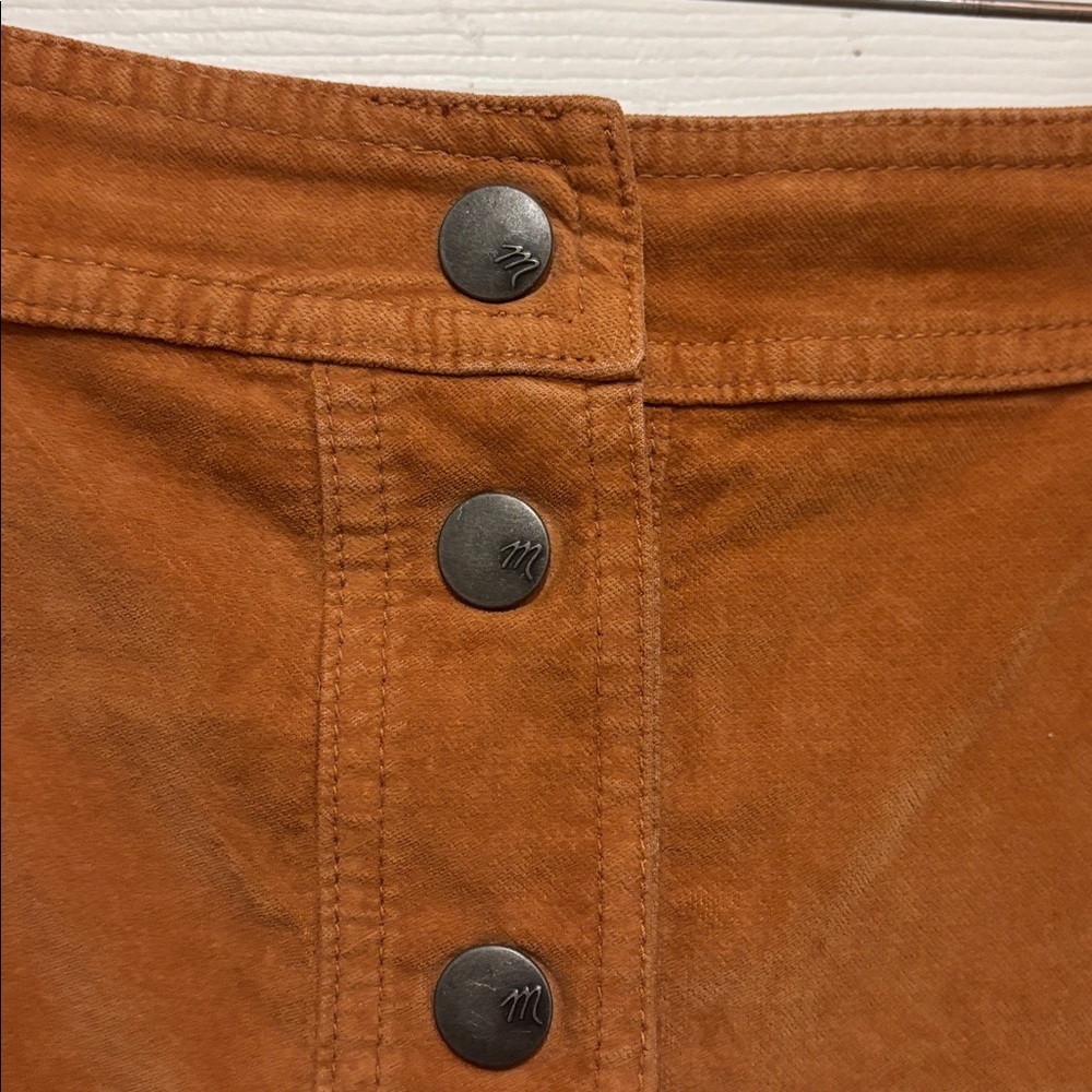 Madewell Velveteen A-Line Mini Skirt - Picture 2 of 4